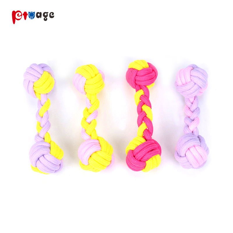 Dog dumbbell Rope toys